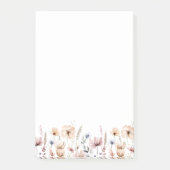 Post-it® Boho Floral Fleur sauvage (Devant)