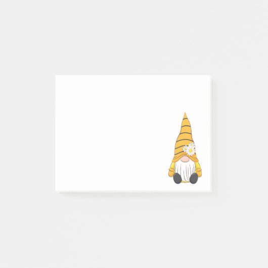 Post-it® Boho Garden Elf Boy Cute Orange Boy Gnome (Devant)