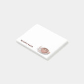 Post-it® Boho Latte avec fleurs personnalisé (Incliné)