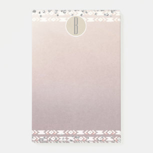 Post-it® Boho Perle Brillance Glam Kraft Rustique Monogramm