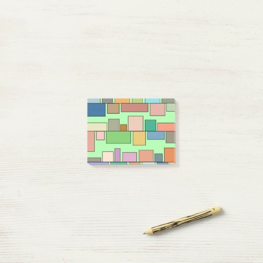 Post-it® Boho Rectangles (Sur un bureau)