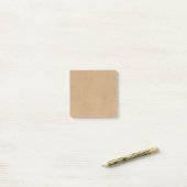 Post-it® Boho rustique kraft élégant (Sur un bureau)