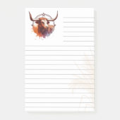 Post-it® Boho-Southwestern Style Longhorn Lined 3M (Devant)
