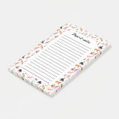 Post-it® Boho Summer Cute Cats Green Cactus (Incliné)