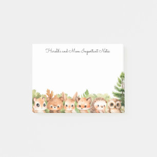 Post-it® Bois Animaux Forêt Bébé et maman