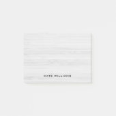 Post-it® Bois blanc simple et élégant (Devant)