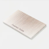 Post-it® Bois look élégant Modèle Trendy Distressed Text (Incliné)