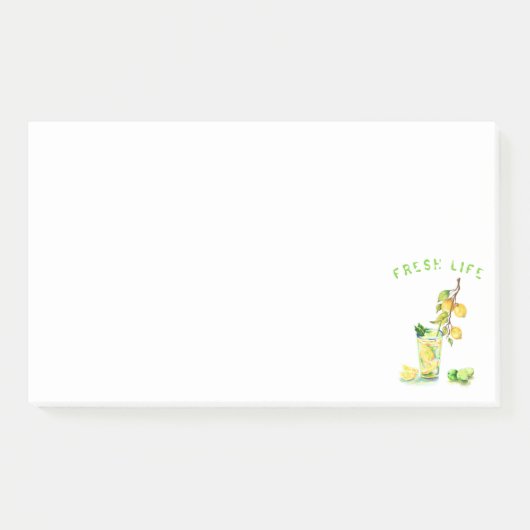 Post-it® Boisson de jus de citron Publier les notes (Devant)