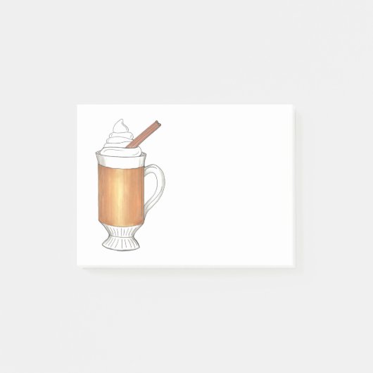 Post-it® Boissons de Noël après Noël au rhum à beurre chaud (Devant)