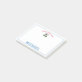 Post-it® Boîte à lunch personnalisée pour garçons de soccer (Incliné)