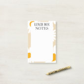 POST-IT® BOÎTE À REPAS PERSONNALISÉE SIMPLE ET MODERNE (Sur un bureau)