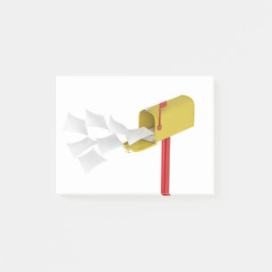 Post-it® Boîte aux lettres avec lettres volantes