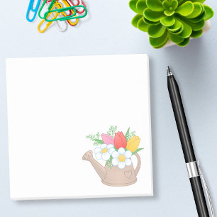 Post-it® Boîte d'arrosage de jardin avec des fleurs