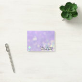 Post-it® Bokeh Post It Notes 4x3 (Purple) (Bureau)