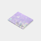Post-it® Bokeh Post It Notes 4x3 (Purple) (Incliné)