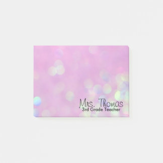 Post-it® Bokeh Post It Notes 4x3 (rose)