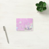 Post-it® Bokeh Post It Notes 4x3 (rose) (Bureau)