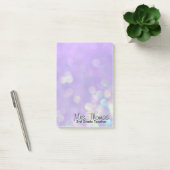 Post-it® Bokeh Post It Notes 4x6 (Purple) (Bureau)