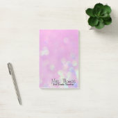 Post-it® Bokeh Post It Notes 4x6 (rose) (Bureau)