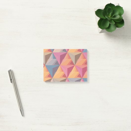 Post-it® Bold Geometric Triangle Pattern  (Bureau)
