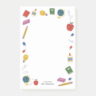 Post-it® Bon approvisionnement scolaire Note de l'enseignan
