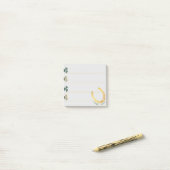 Post-it® Bon Charme de chance (Sur un bureau)