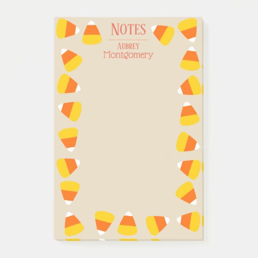 Post-it® Bonbons au maïs | personnalisé (Devant)