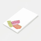 Post-it® Bonbons de Noël à l'ancienne en ruban (Incliné)