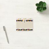 Post-it® Bonbons d'Halloween Kraft Monogramme Initial rusti (Bureau)