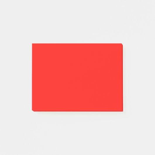 Post-it® Bonbons Pomme rouge couleur solide (Devant)