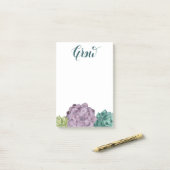 Post-it® Bonheur plante | Grow Harvest Love (Sur un bureau)