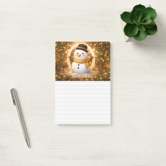 Post-it® Bonhomme de neige (Bureau)