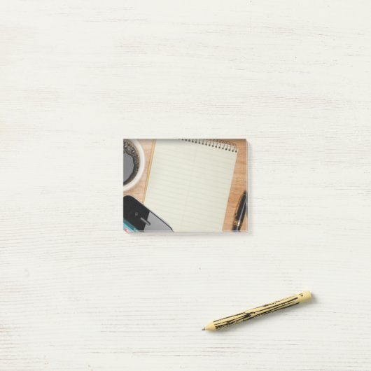 Post-it® Bonjour (Sur un bureau)