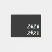 Post-it® Bonjour 2021 Adieu 2020 - C’est enfin terminé (Devant)