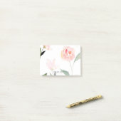 Post-it® Bonjour belle aquarelle Floral (Sur un bureau)