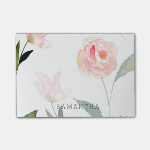 Post-it® Bonjour belle aquarelle Floral