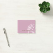 Post-it® Bonjour Belle - Rose Rose Moderne Chic (Bureau)
