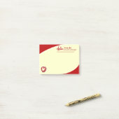 Post-it® "Bonjour des notes collantes de psychologue (Sur un bureau)