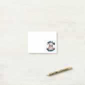 Post-it® Bonjour humain Chat Mignon (Sur un bureau)