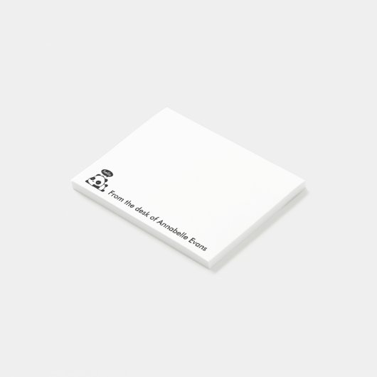 Post-it® Bonjour panda (Incliné)