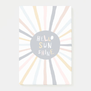 Post-it® Bonjour Sunshine