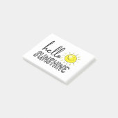 Post-it® Bonjour Sunshine printemps été (Incliné)