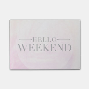 Post-it® Bonjour week-end