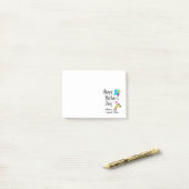 Post-it® Bonne fête des mères. Maman, je t'aime. (Sur un bureau)