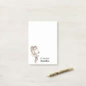 Post-it® Bonne fille Ado personnalisée (Sur un bureau)