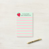 Post-it® Bonne fraise Berry choses importantes (Sur un bureau)