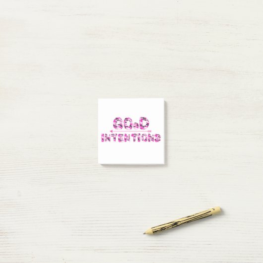 Post-it® Bonne intention (Sur un bureau)