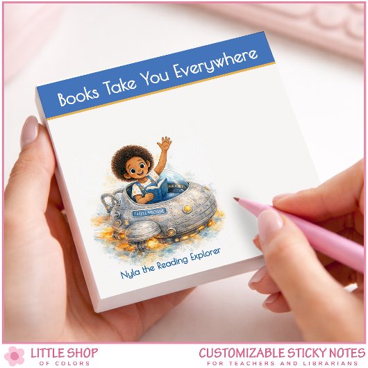 Post-it® Books Take You Everywhere Personalized Book Lover
