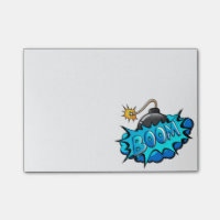 Boom comique de bombe de style d'art de bruit !