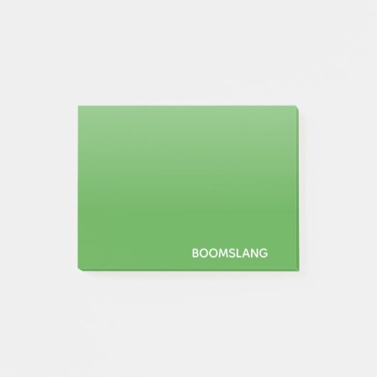 Post-it® Boomslang green color (Devant)
